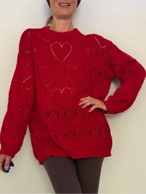 Red Heart Sweater